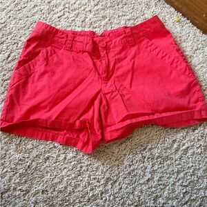 Columbia Women's Bright Coral Red Chino Shorts